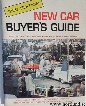 1960 Mercury New Car Buyer's Guide