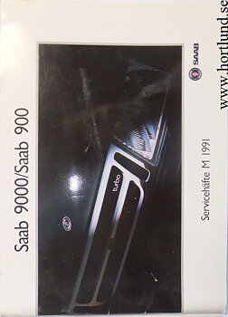 1991 SAAB 900 / 9000 Servicehäfte utg. 1