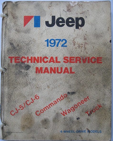 1972 Jeep Technical Service Manual