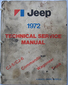 1972 Jeep Technical Service Manual