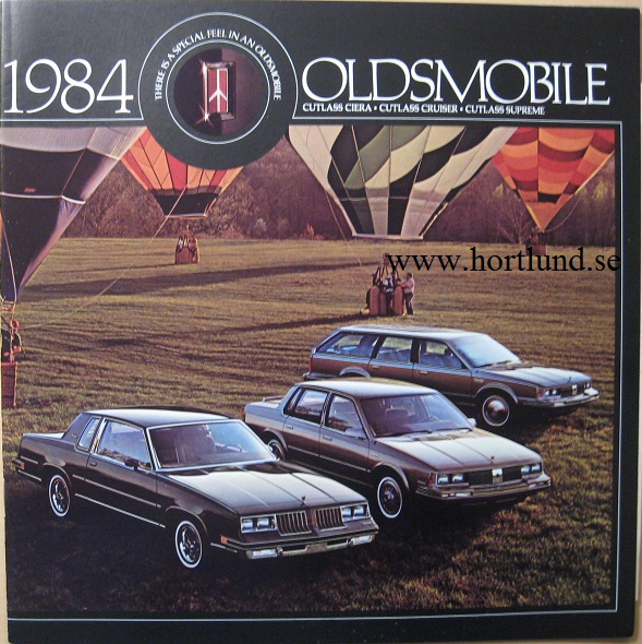 1984 Oldsmobile Cutlass Ciera, Cutlass Supreme, Cutlass Cruiser broschyr