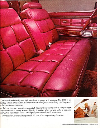 1977 Lincoln Continental Lyxbroschyr - 6