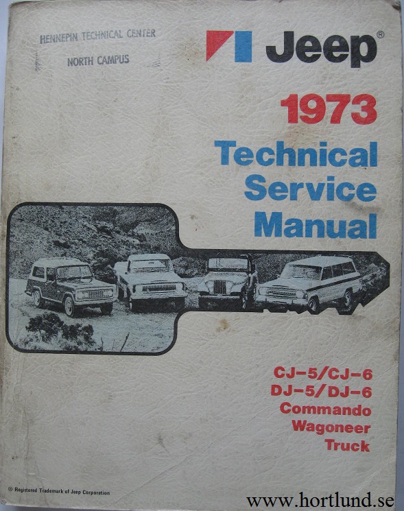 1973 Jeep Technical Service Manual