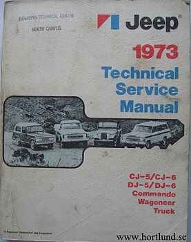 1973 Jeep Technical Service Manual