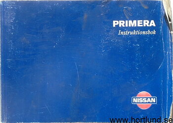 1999-2001  Nissan Primera Instruktionsbok P11-serien