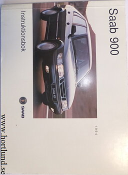 1994 SAAB 900 Instruktionsbok