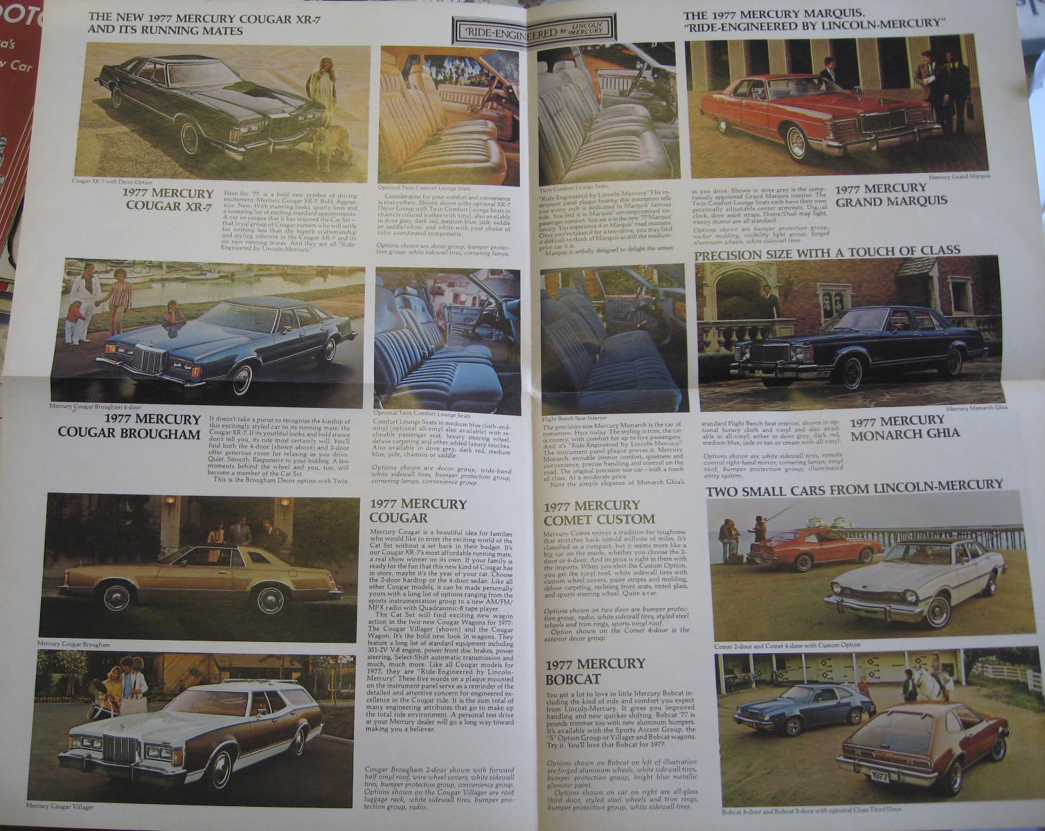 1977 Lincoln Mercury broschyr - 2
