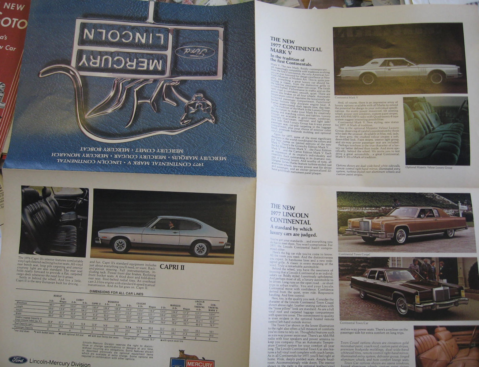 1977 Lincoln Mercury broschyr - 3
