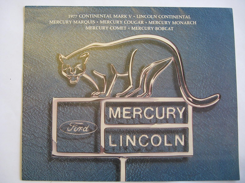 1977 Lincoln Mercury broschyr
