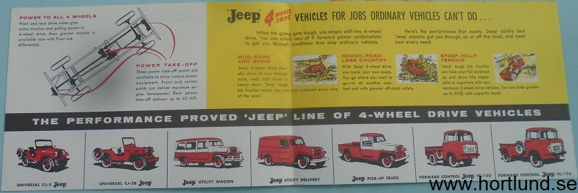 1958 Jeep broschyr - 3