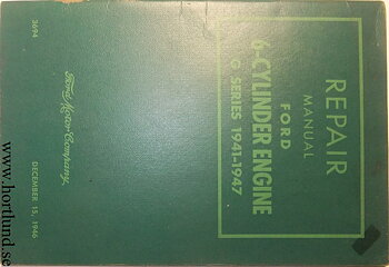 1941-1947 Ford 6-cylinder Engine Repair Manual