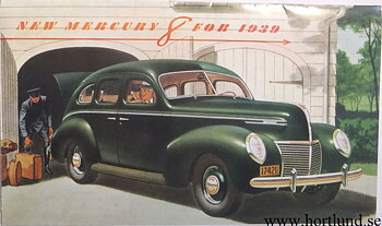 1939 Mercury broschyr