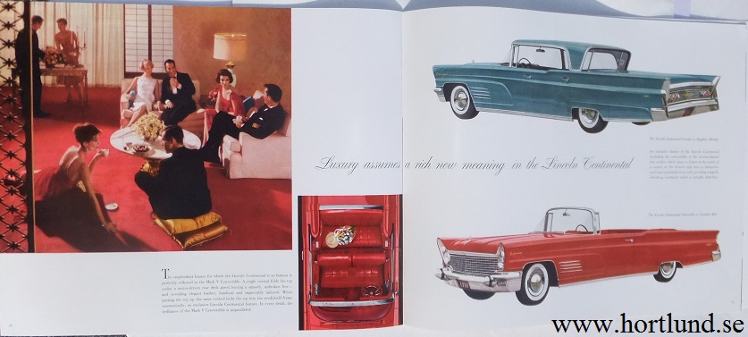 1960 Lincoln broschyr lyx - 2