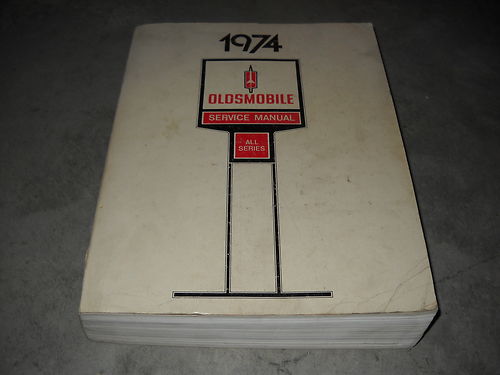 1974 Oldsmobile Chassis Service Manual alla modeller