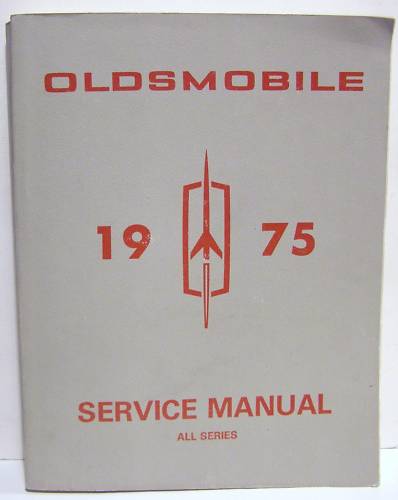 1975 Oldsmobile Chassis Service Manual alla modeller