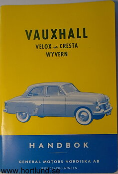 1957 Vauxhall E Velox & Cresta Handbok svensk