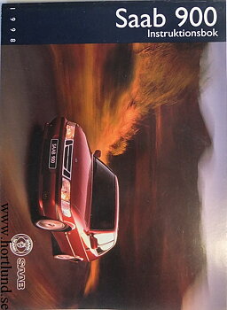 1998 SAAB 900 Instruktionsbok