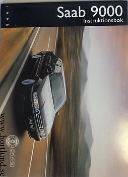 1998 SAAB 9000 Instruktionsbok