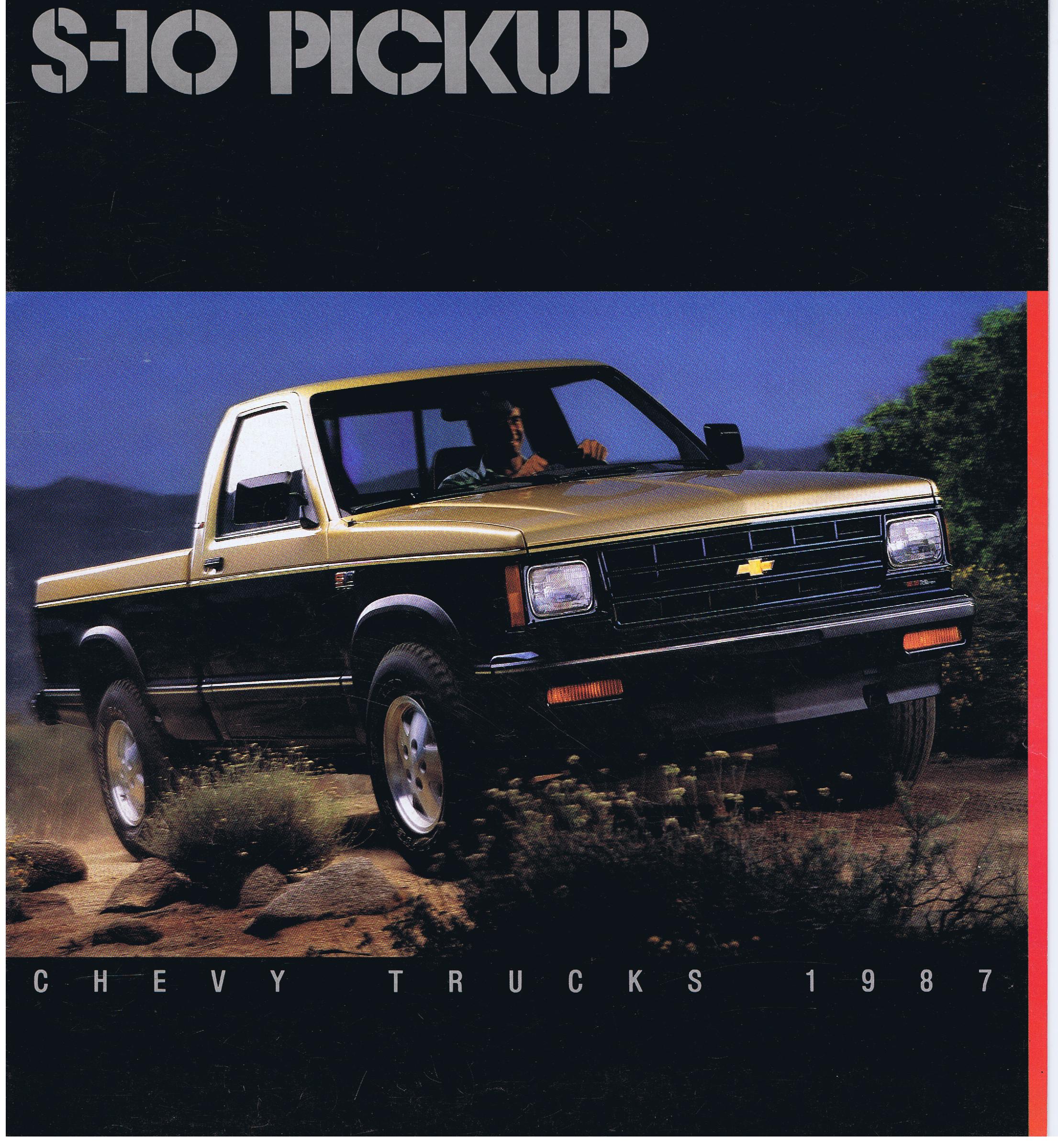 1987 Chevrolet Truck S-10 Pickup Broschyr