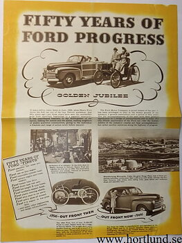 1946 Ford Broschyr Fifty Years of...