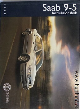 1998 SAAB 9-5 Instruktionsbok