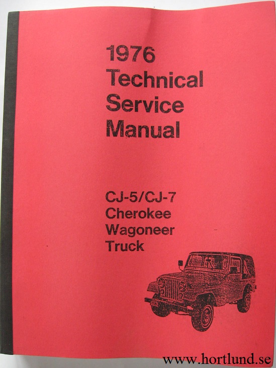 1976 Jeep Technical Service Manual