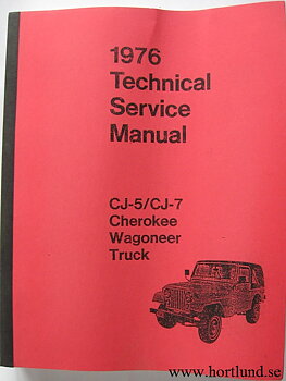 1976 Jeep Technical Service Manual