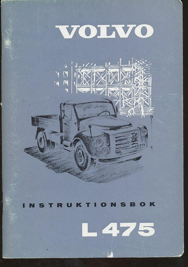 1964 Volvo L 475 Instruktionsbok 2-64