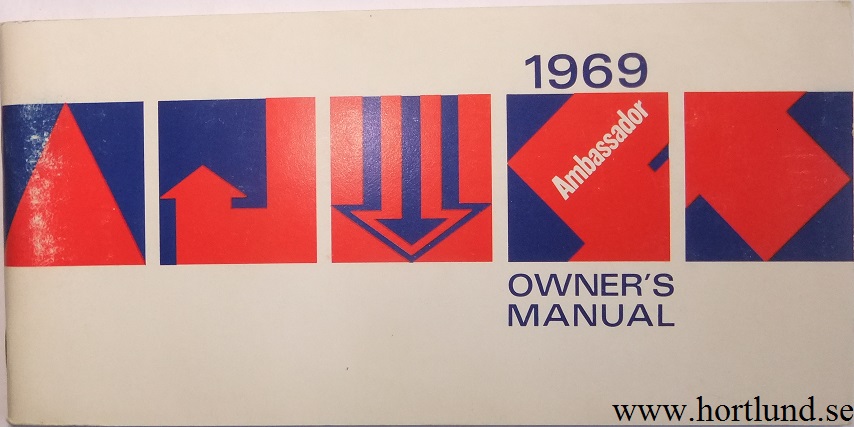 1969 AMC Ambassador Owner's Manual