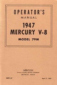 1947 Mercury Operator's Manual