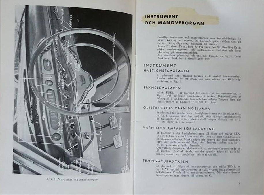 1960 Ford Instruktionsbok svensk - 3