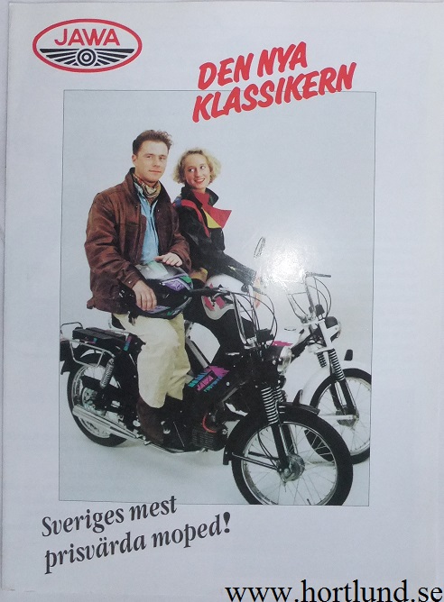 1992/1993 Jawa Moped broschyr