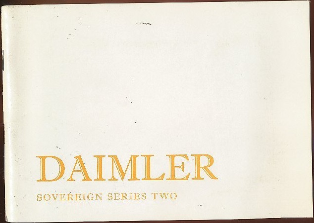 1977 Daimler Sovereign Series Two Handbook