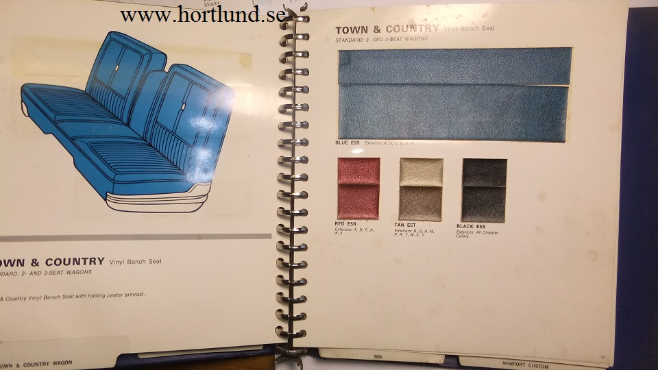 1968 Chrysler Color and Trim Selector Dealer Album - 6