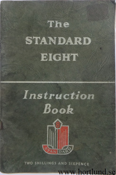 1954-55 Standard Eight Instruction Book
