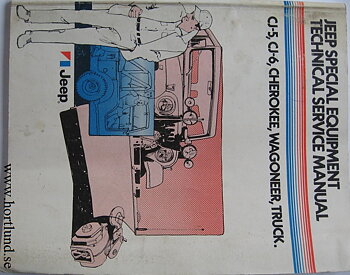 1976 Jeep Special Equipment Technical Service Manual