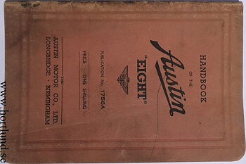 1939 Austin Eight Handbook