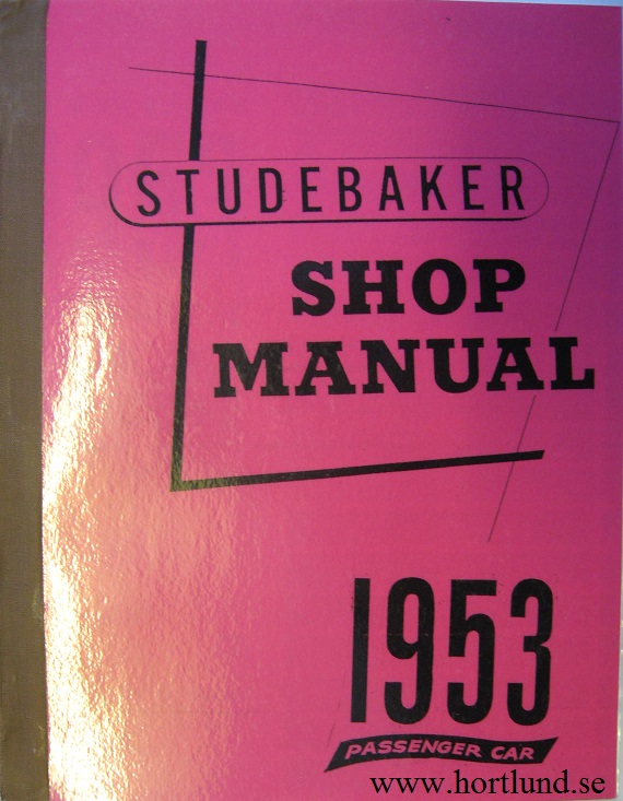 1953 Studebaker Shop Manual
