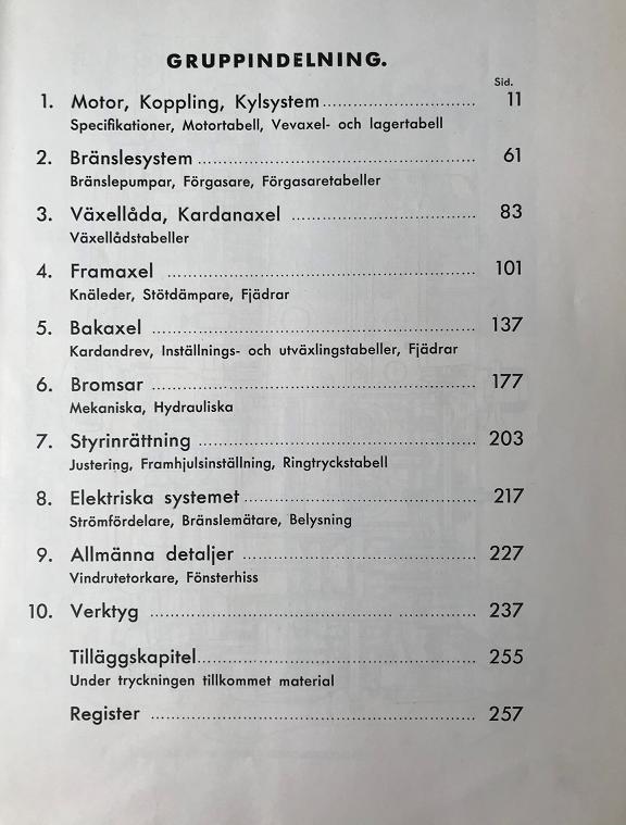 1931 - 1940 Opel Service Handbok på svenska - 2