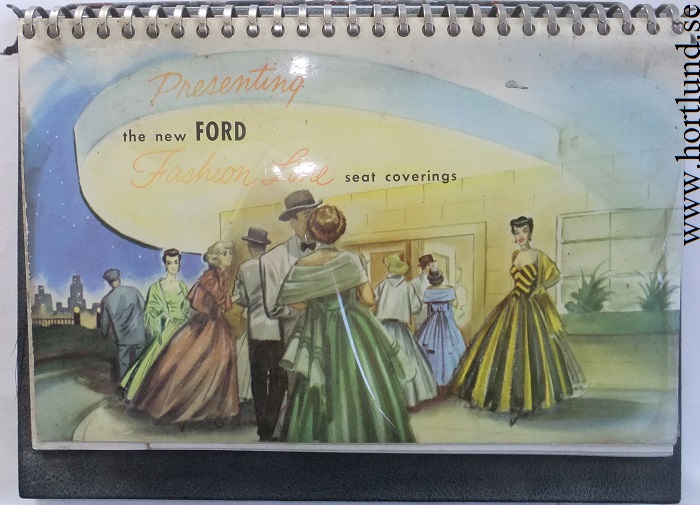 1952 - 1954 Ford Seat Coverings Dealer Album