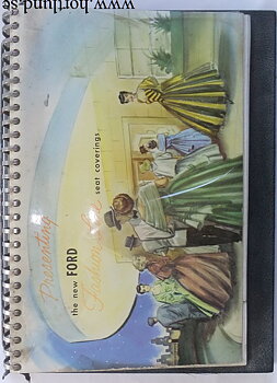 1952 - 1954 Ford Seat Coverings Dealer Album