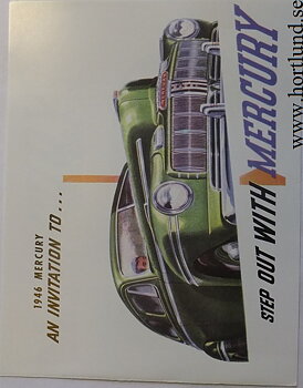 1946 Mercury broschyr