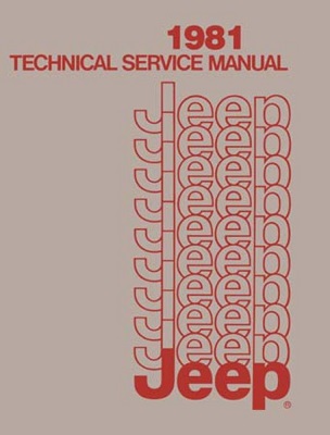1981 Jeep Technical Service Manual alla modeller