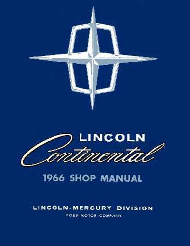 1966 Lincoln Continental Shop Manual