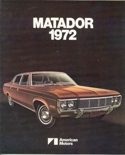 1972 AMC broschyr Matador 1972