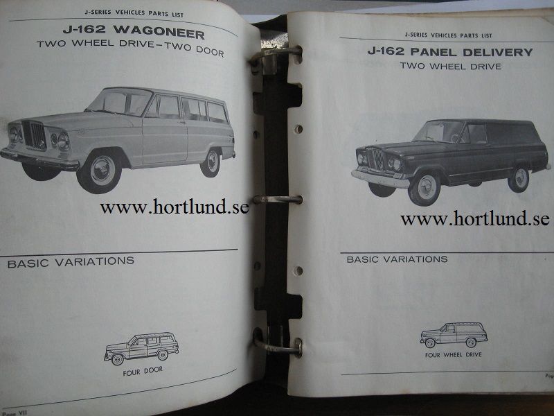 1962 - 1973 Jeep Truck J-Series Parts Catalog - 2