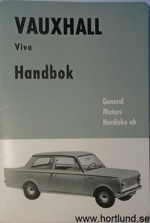 1964 Vauxhall Viva Handbok svensk