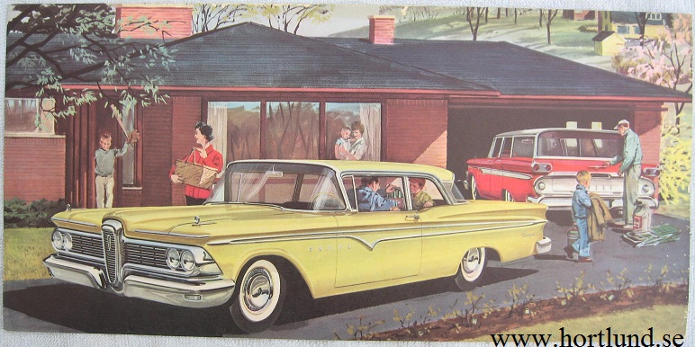 1959 Edsel Post Card 