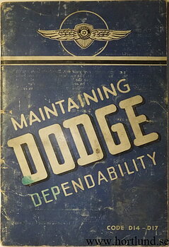 1940 Dodge D14-D17 Instruction Book