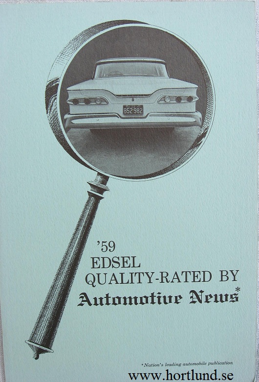 1959 Edsel broschyr Automotive News